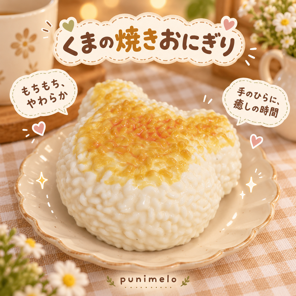 【Punimelo】フードスクイーズ 全6種｜もちもちやわらか触感・シリコーン製・ハンドメイド